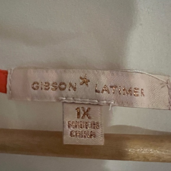 Gibson & Latimer Kimono Tropical Bloom Floral Embroidered Cardigan Wrap 1X - Picture 4 of 9